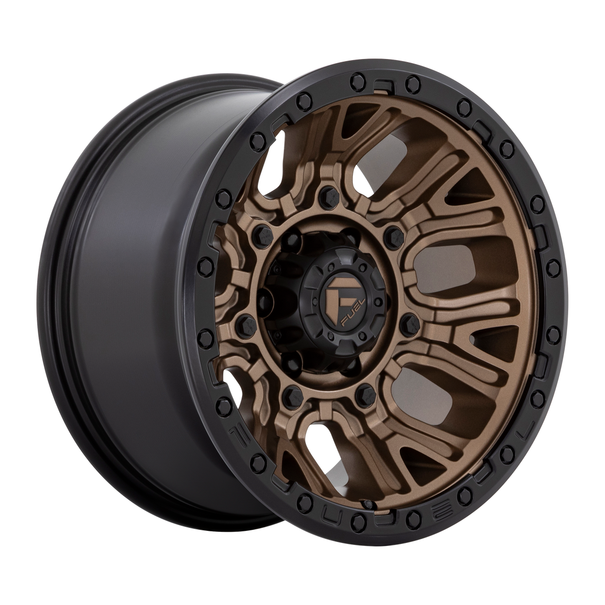 Fuel 1PC D826 TRACTION – 20X10 – 8X170 – -18 mm – MATTE BRONZE W/ BLACK RING