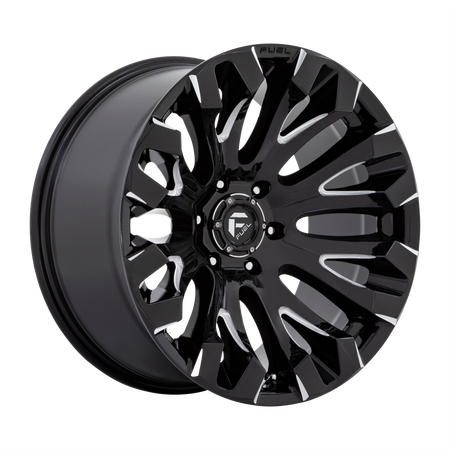 Fuel 1PC D828 QUAKE – 20X10 – 6X135 – -18 mm – GLOSS BLACK MILLED