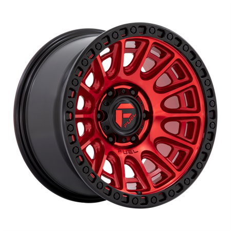 Fuel 1PC D834 CYCLE – 17X9 – 5X127 – -12 mm – CANDY RED W/ BLACK RING