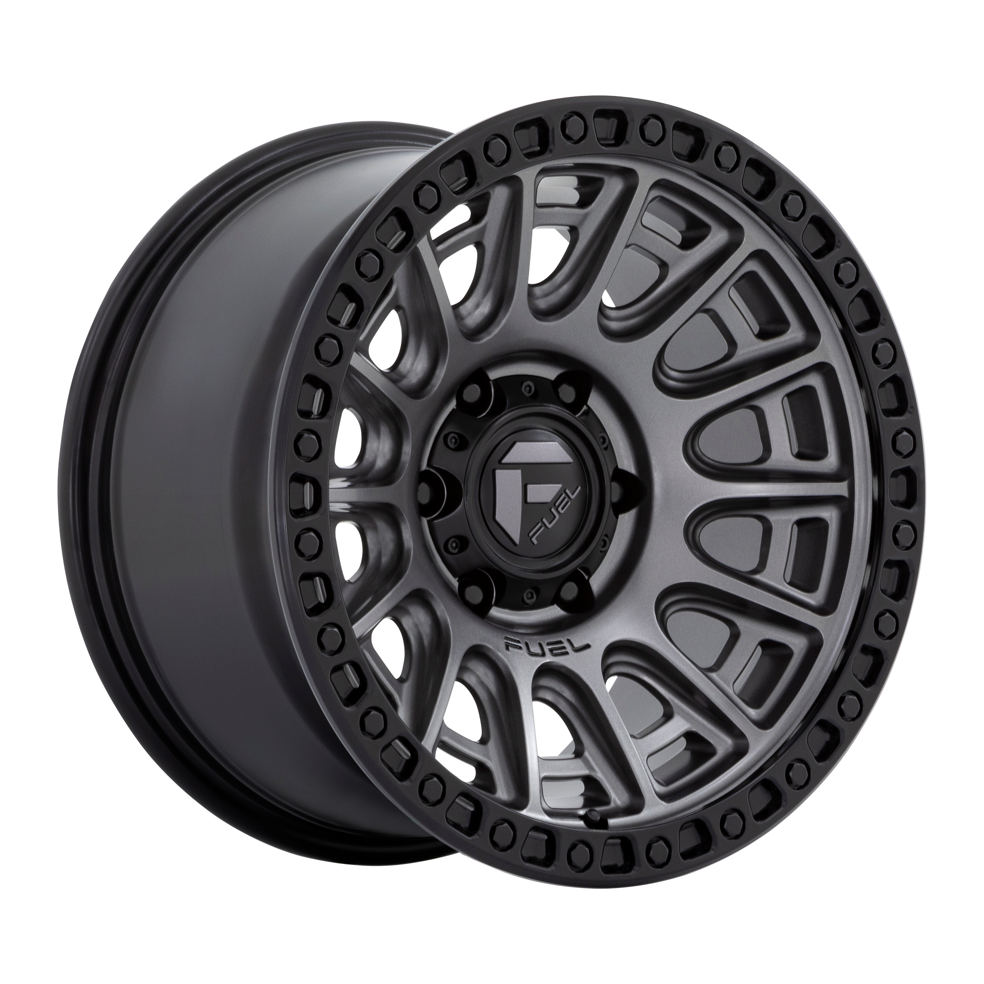Fuel 1PC D835 CYCLE – 20X9 – 5X127 – 1 mm – MATTE GUNMETAL W/ BLACK RING