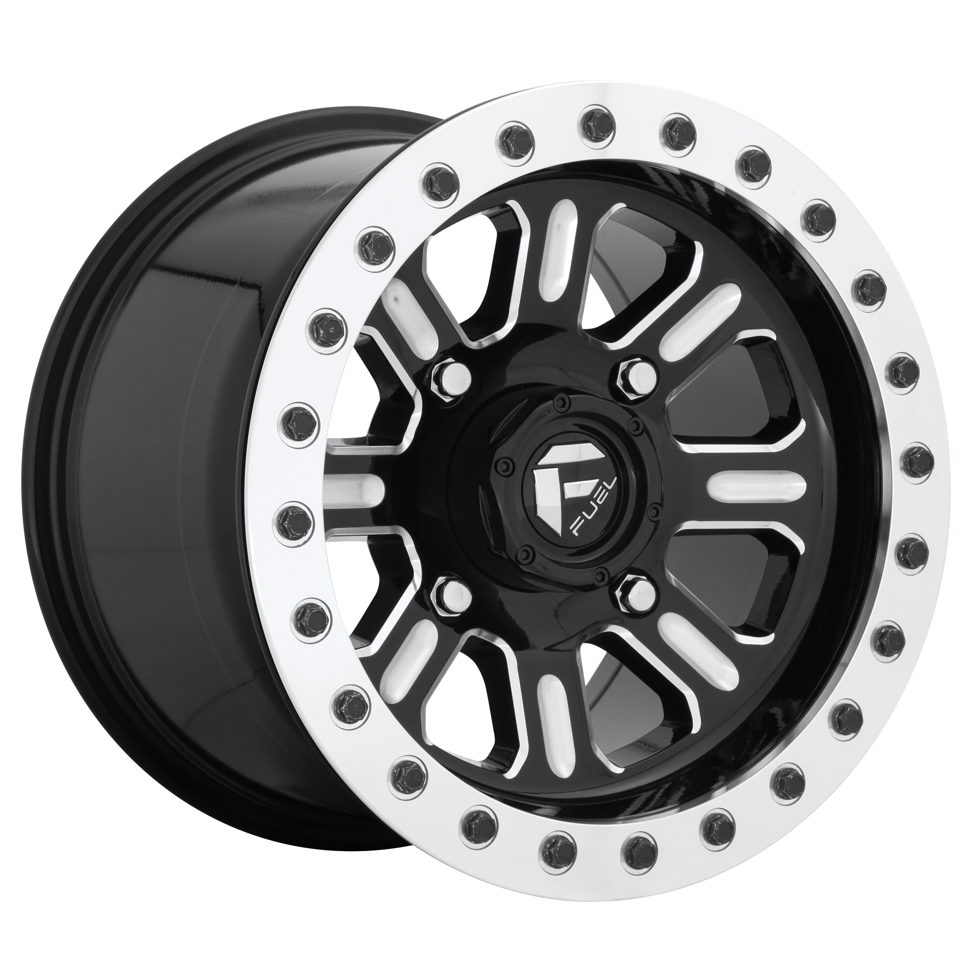Fuel UTV D910 HARDLINE UTV BEADLOCK – 15X7 – 4X156 – 38 mm – GLOSS BLACK MILLED
