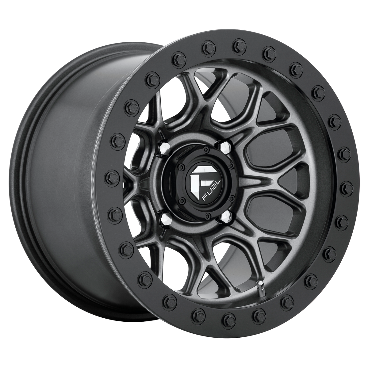 Fuel UTV D919 TECH UTV BEADLOCK – 15X10 – 4X156 – 0 mm – MATTE GUNMETAL BLACK BEAD RING
