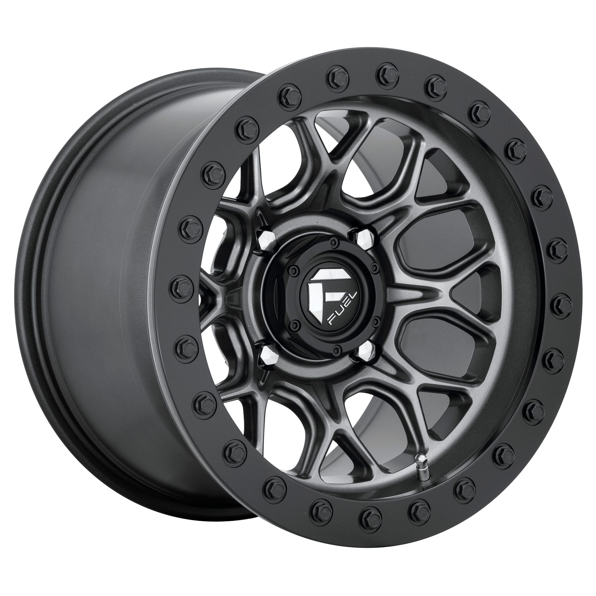 Fuel UTV D919 TECH UTV BEADLOCK – 15X10 – 4X137 – 0 mm – MATTE GUNMETAL BLACK BEAD RING
