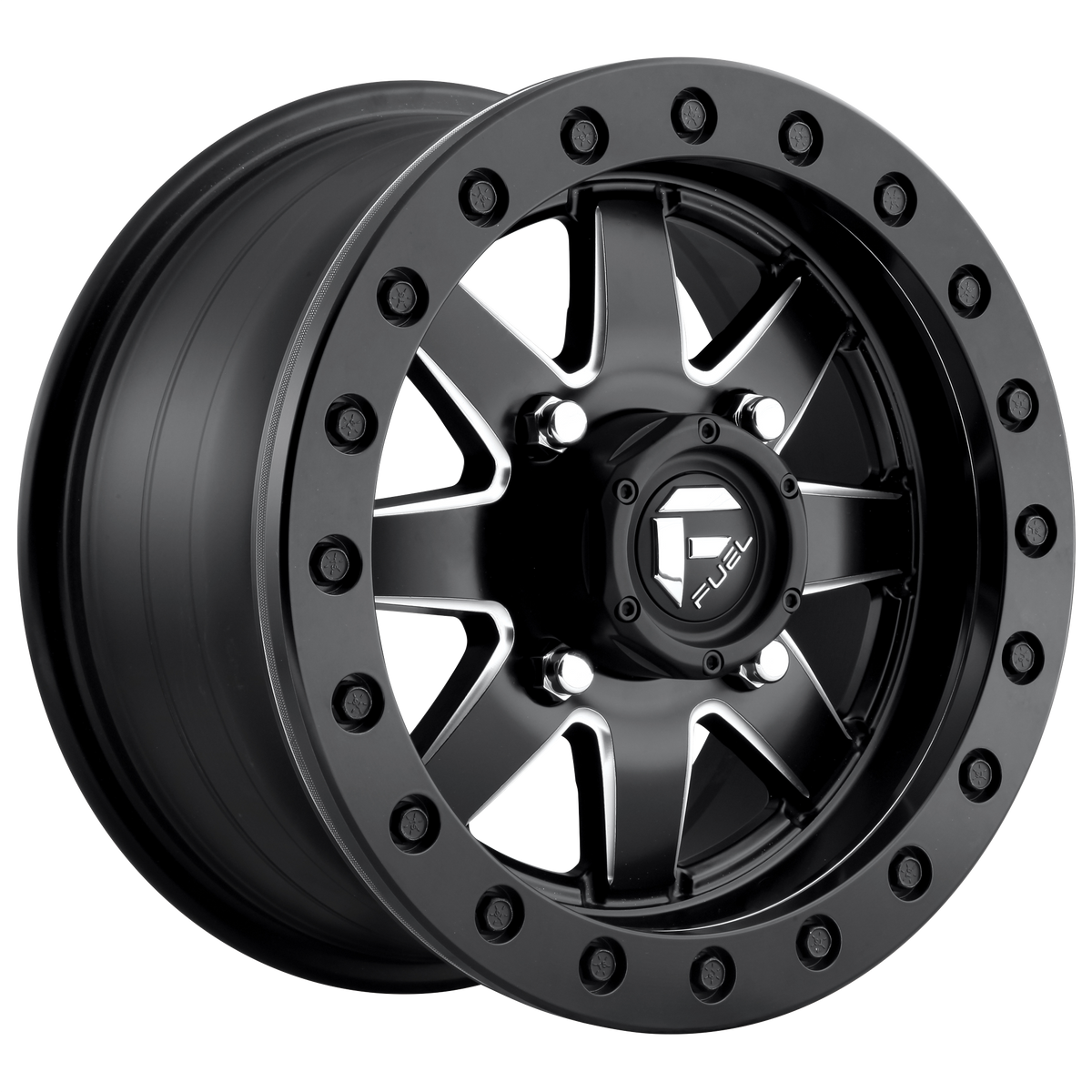 Fuel UTV D938 MAVERICK UTV BEADLOCK – 15X7 – 4X156 – 13 mm – MATTE BLACK MILLED
