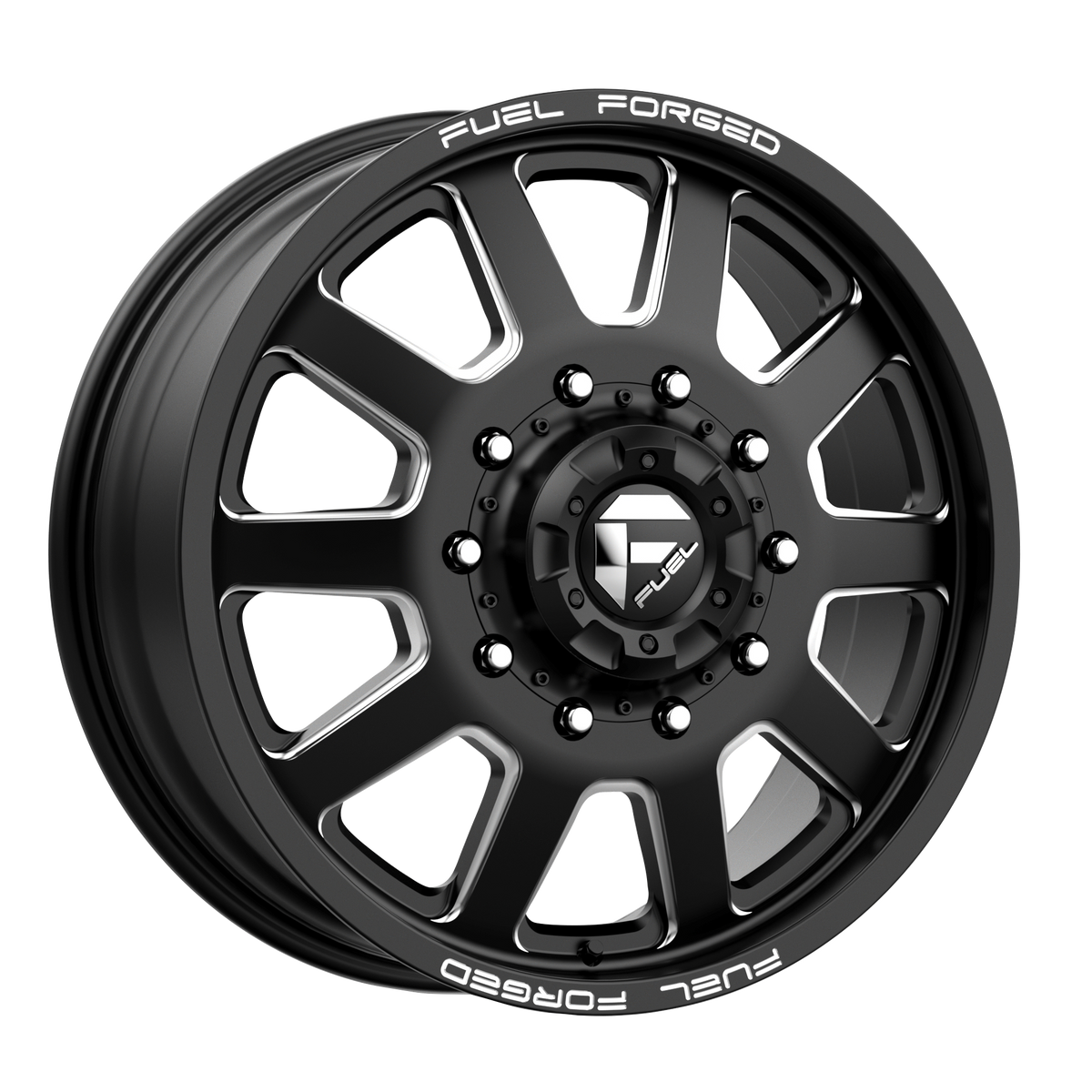 Fuel Mono FF09 – 24X8.25 – 8X165.1 – -240 mm – MATTE BLACK MILLED