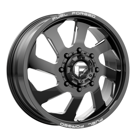 Fuel 1PC DD39 FF39D – 22X8.25 – 8X200 – 105 mm – GLOSS BLACK MILLED