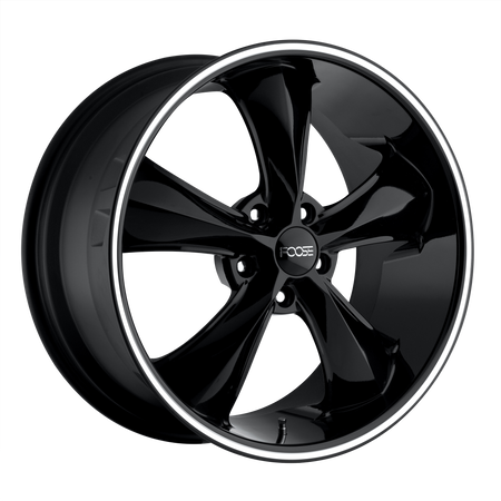 Foose 1PC F104 LEGEND – 20X10 – 5X120.65 – 0 mm – GLOSS BLACK MILLED