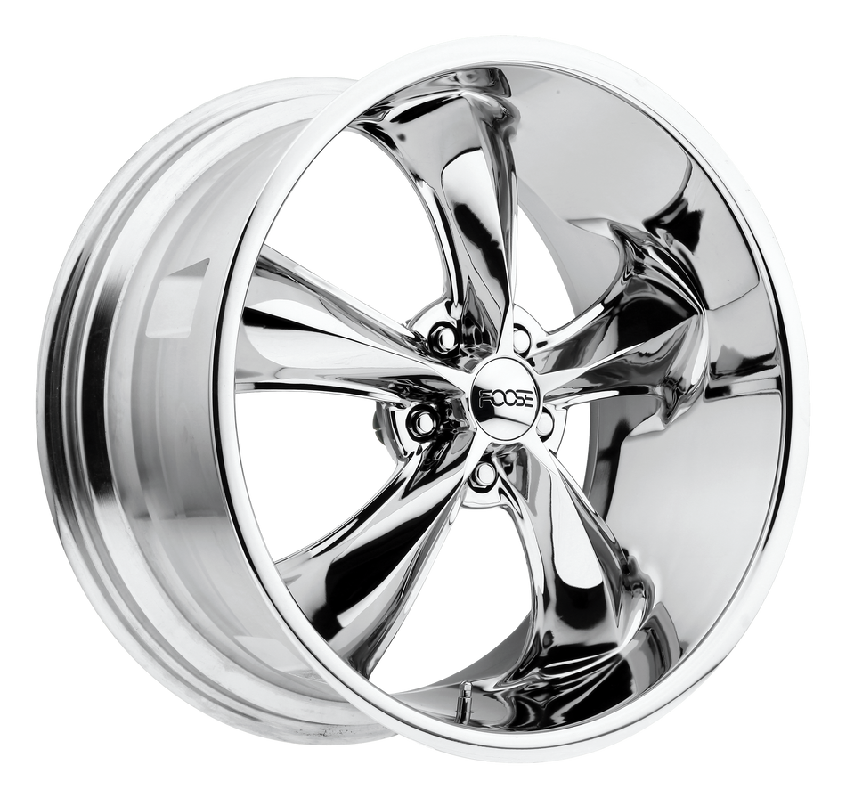 Foose 1PC F105 LEGEND – 18X8.5 – 5X120 – 34 mm – CHROME PLATED