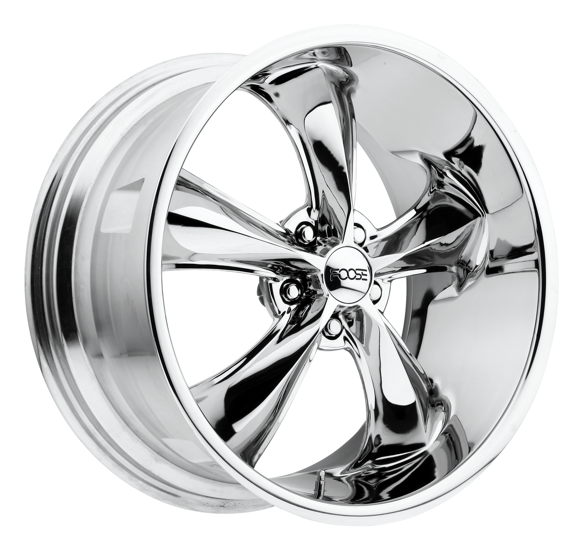 Foose 1PC F105 LEGEND – 18X7 – 5X120.65 – 1 mm – CHROME PLATED