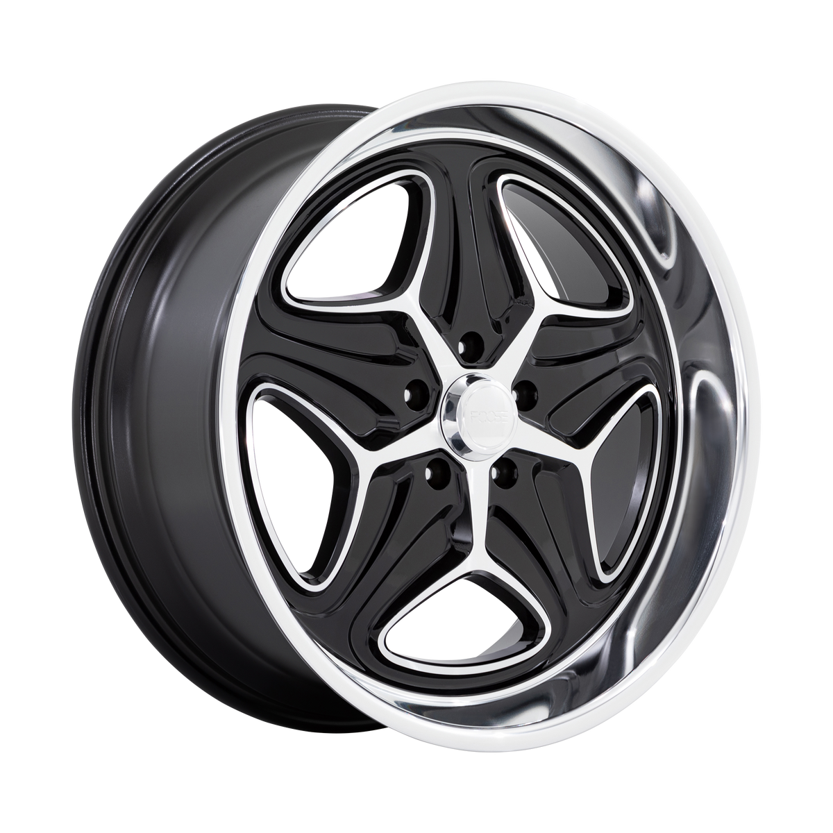 Foose 1PC F171 MERLOT – 22X10.5 – 5X120.65 – 6 mm – GLOSS BLACK MACHINED