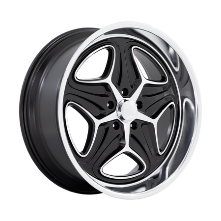 Foose 1PC F171 MERLOT – 22X10.5 – 5X120.65 – 6 mm – GLOSS BLACK MACHINED