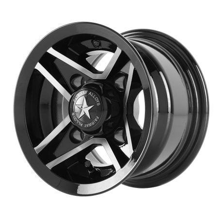 Fairway Alloys FA127 DIVOT UTV – 8X7 – 4X101.6 – 0 mm – GLOSS BLACK MACHINED