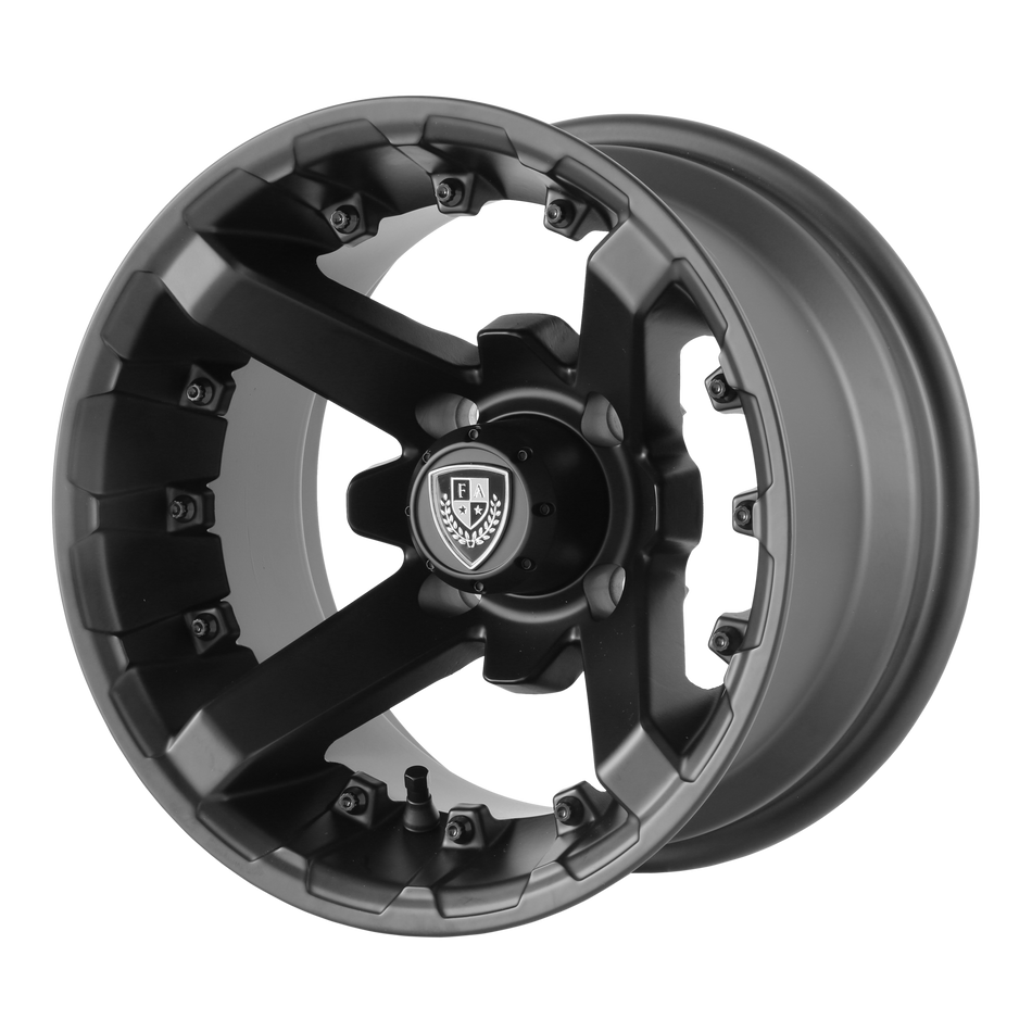 Fairway Alloys FA138 BATTLE UTV – 12X7 – 4X101.6 – -47 mm – MATTE BLACK