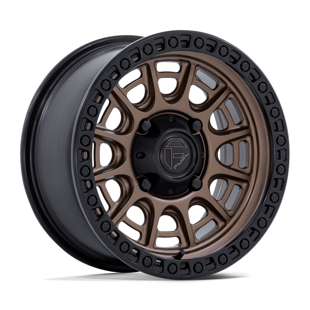 Fuel UTV FV832 CYCLE UTV – 15X7 – 4X110 – 10 mm – MATTE BRONZE W MATTE BLACK LIP