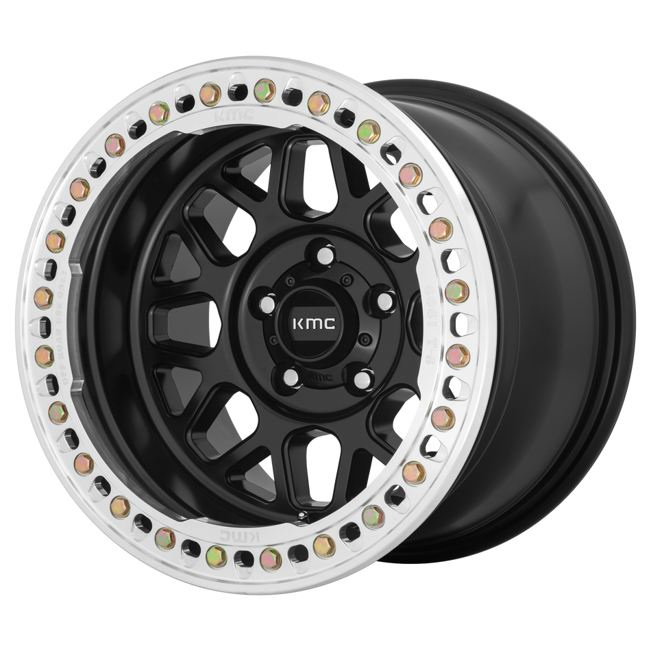 KMC KM235 GRENADE CRAWL BEADLOCK – 17X8.5 – 5X127 – 0 mm – SATIN BLACK