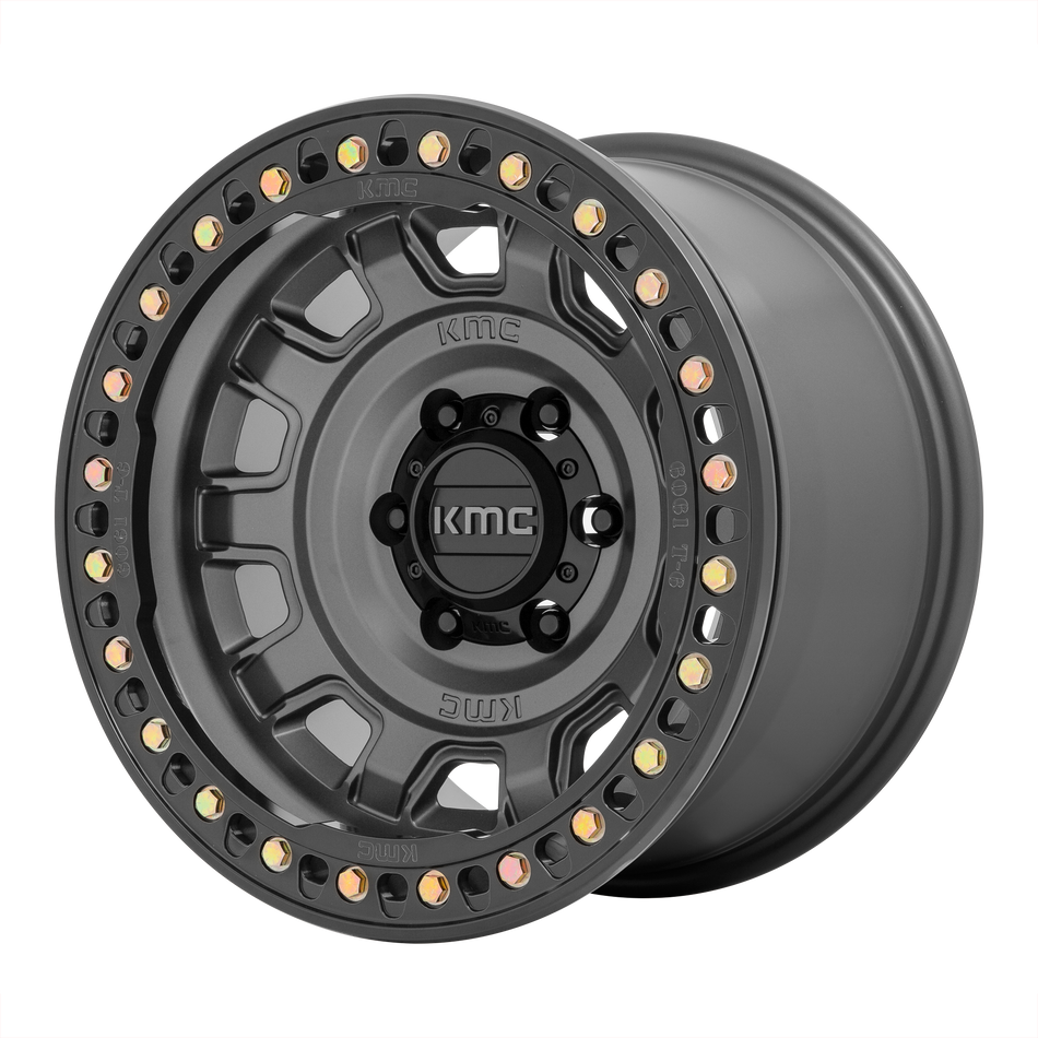 KMC KM236 TANK BEADLOCK – 17X9 – 5X127 – -15 mm – ANTHRACITE