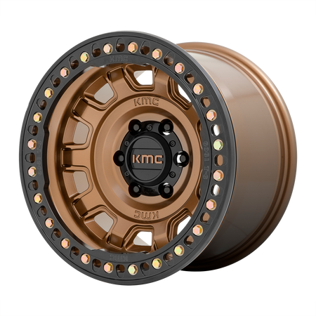 KMC KM236 TANK BEADLOCK – 17X9 – 6X139.7 – -15 mm – MATTE BRONZE