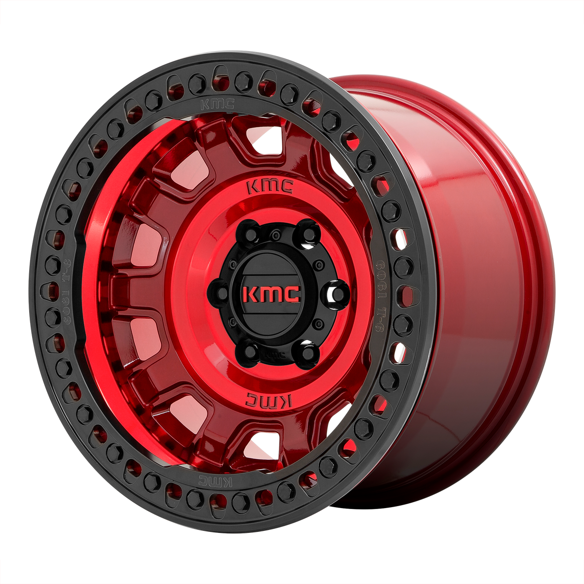 KMC KM236 TANK BEADLOCK – 17X9 – 5X127 – -38 mm – CANDY RED