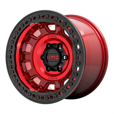 KMC KM236 TANK BEADLOCK – 17X9 – 5X127 – -38 mm – CANDY RED