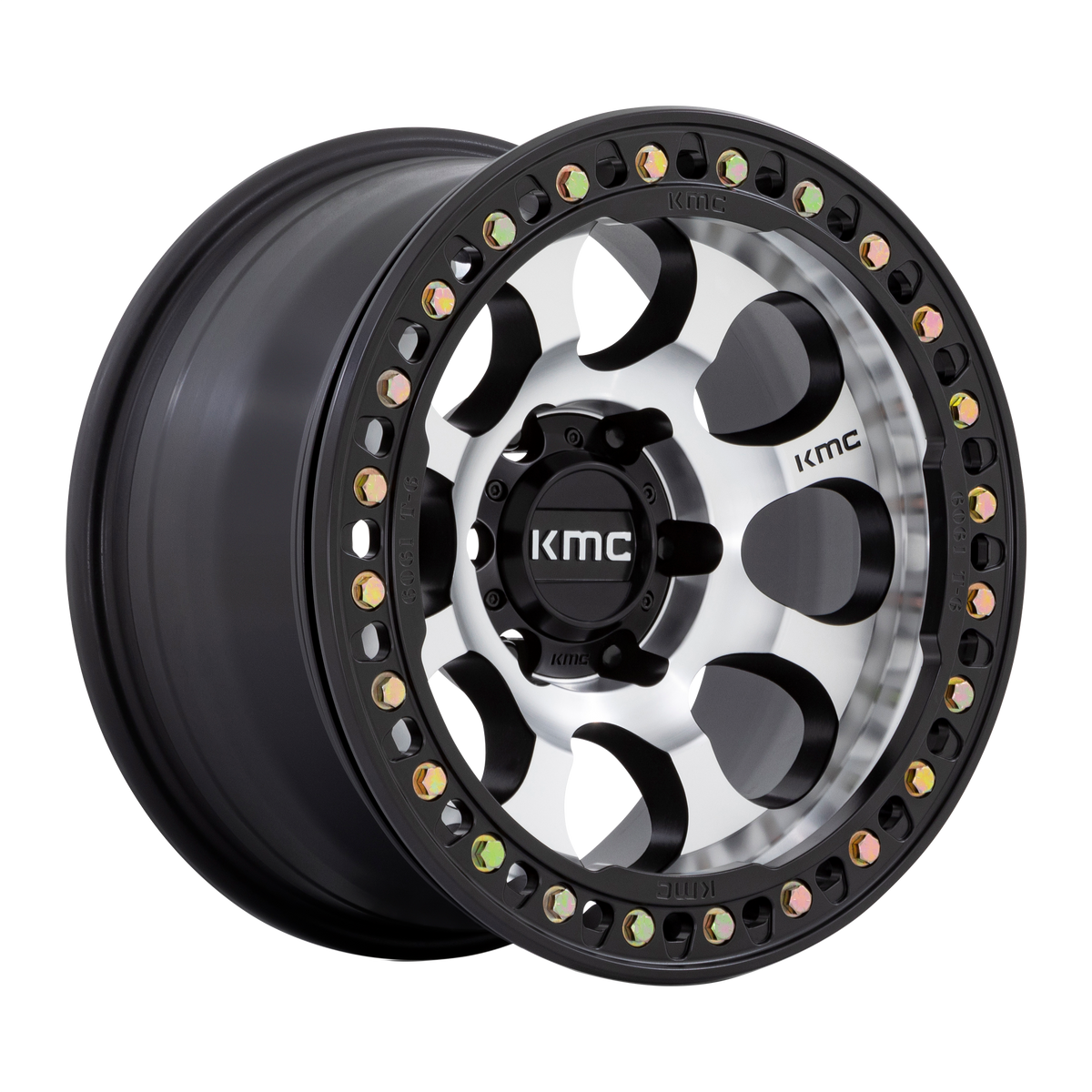 KMC KM237 RIOT BEADLOCK – 17X9 – 5X127 – -38 mm – MACH SATIN BLACK WINDOW & RING