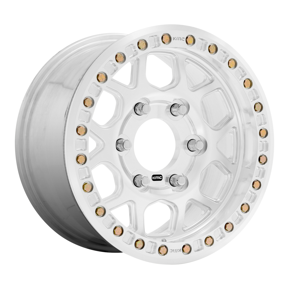 KMC KM444 MESA FORGED BEADLOCK – 17X9 – 5X139.7 – -12 mm – RAW MACHINED