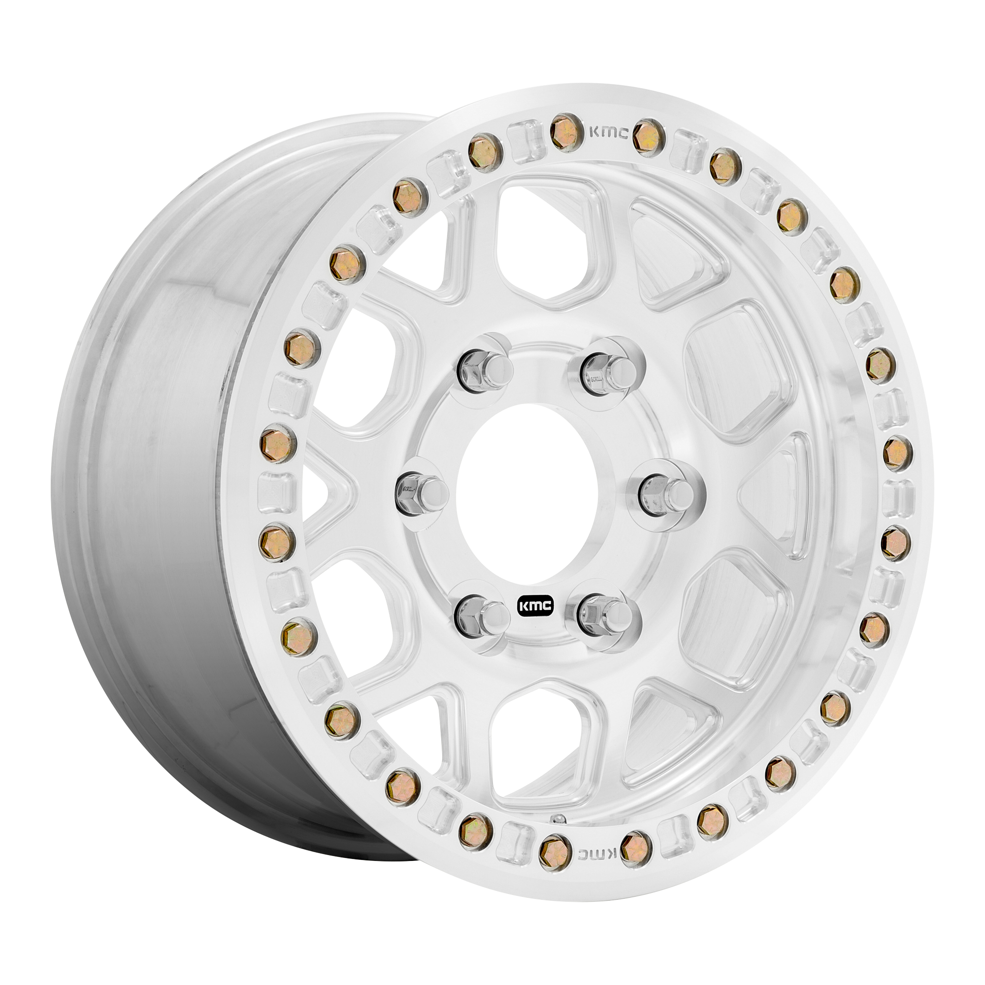 KMC KM444 MESA FORGED BEADLOCK – 17X9 – 5X139.7 – -12 mm – RAW MACHINED