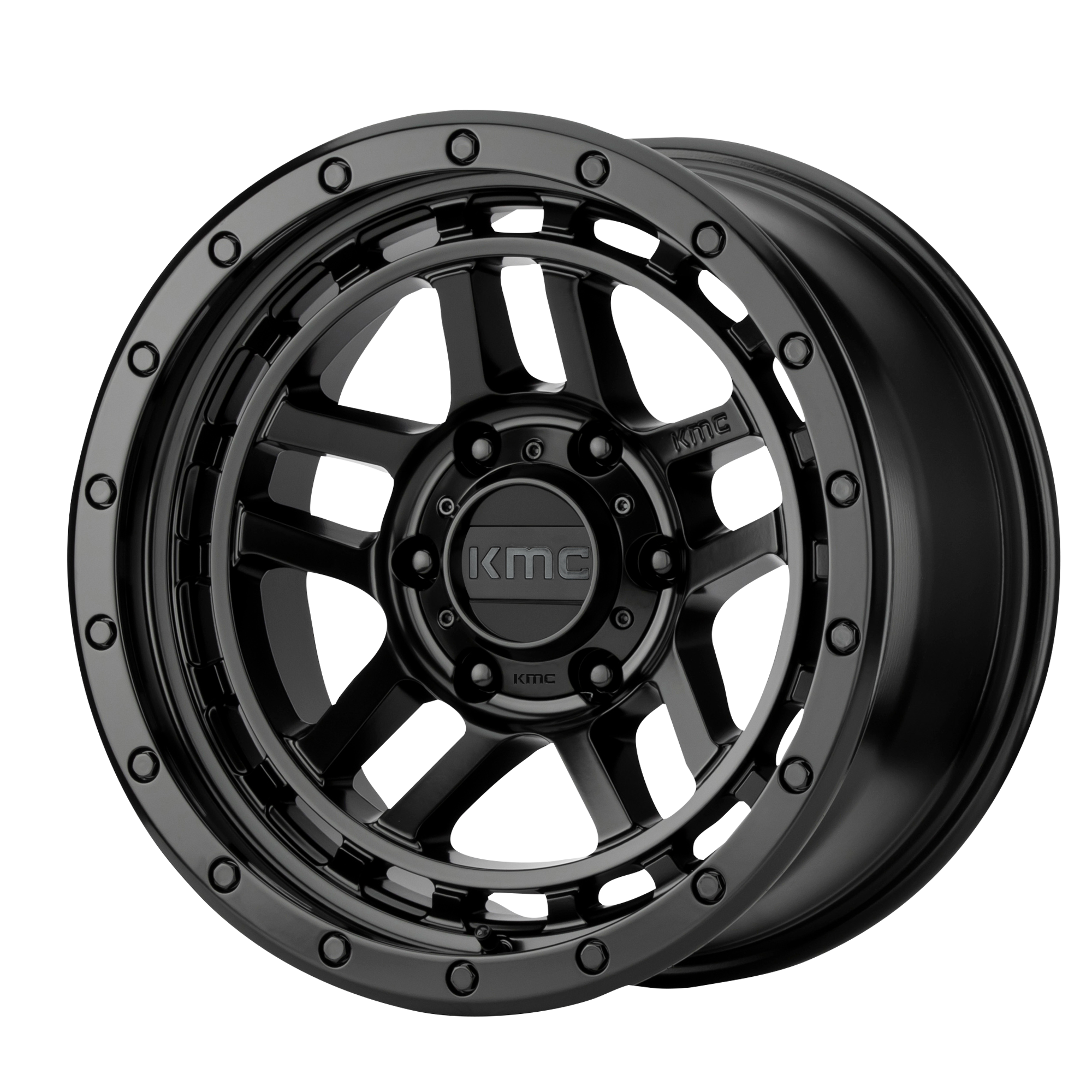 KMC KM540 RECON – 17X8.5 – 6X139.7 – 18 mm – SATIN BLACK