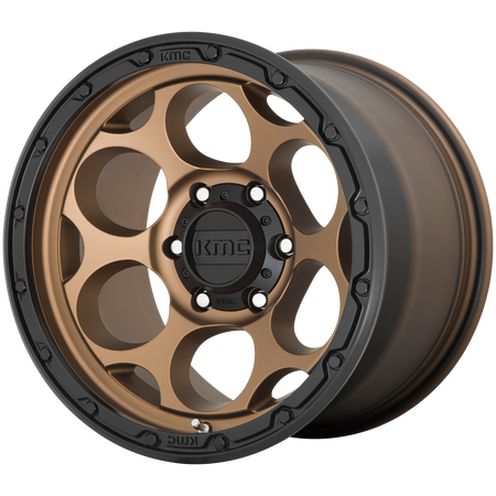 KMC KM541 DIRTY HARRY – 17X9 – 5X127 – -12 mm – MATTE BRONZE W/ BLACK LIP