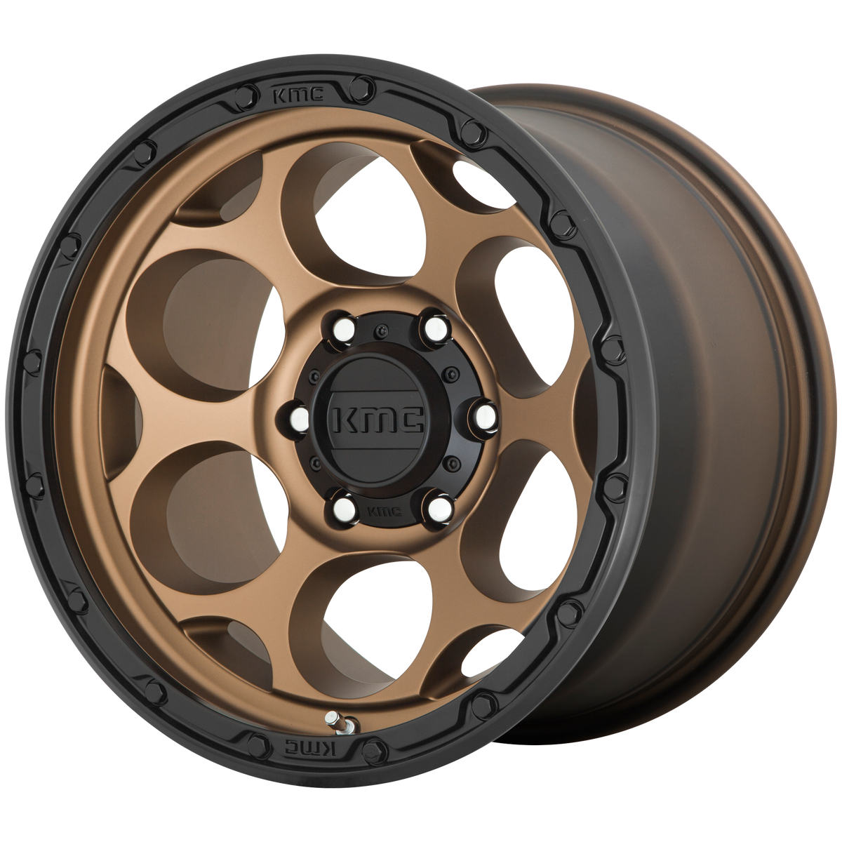 KMC KM541 DIRTY HARRY – 17X8.5 – 5X127 – 0 mm – MATTE BRONZE W/ BLACK LIP