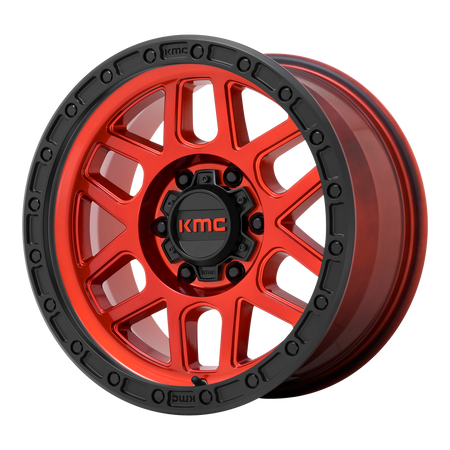 KMC KM544 MESA – 18X9 – 6X139.7 – 18 mm – CANDY RED W/ BLACK LIP