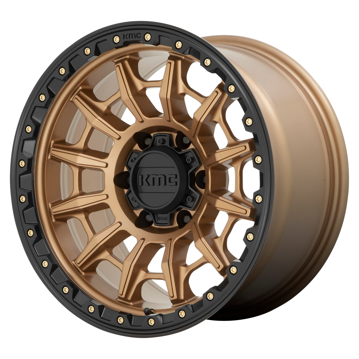 KMC KM547 CARNAGE – 17X9 – 5X127 – 0 mm – MATTE BRONZE W/ BLACK LIP