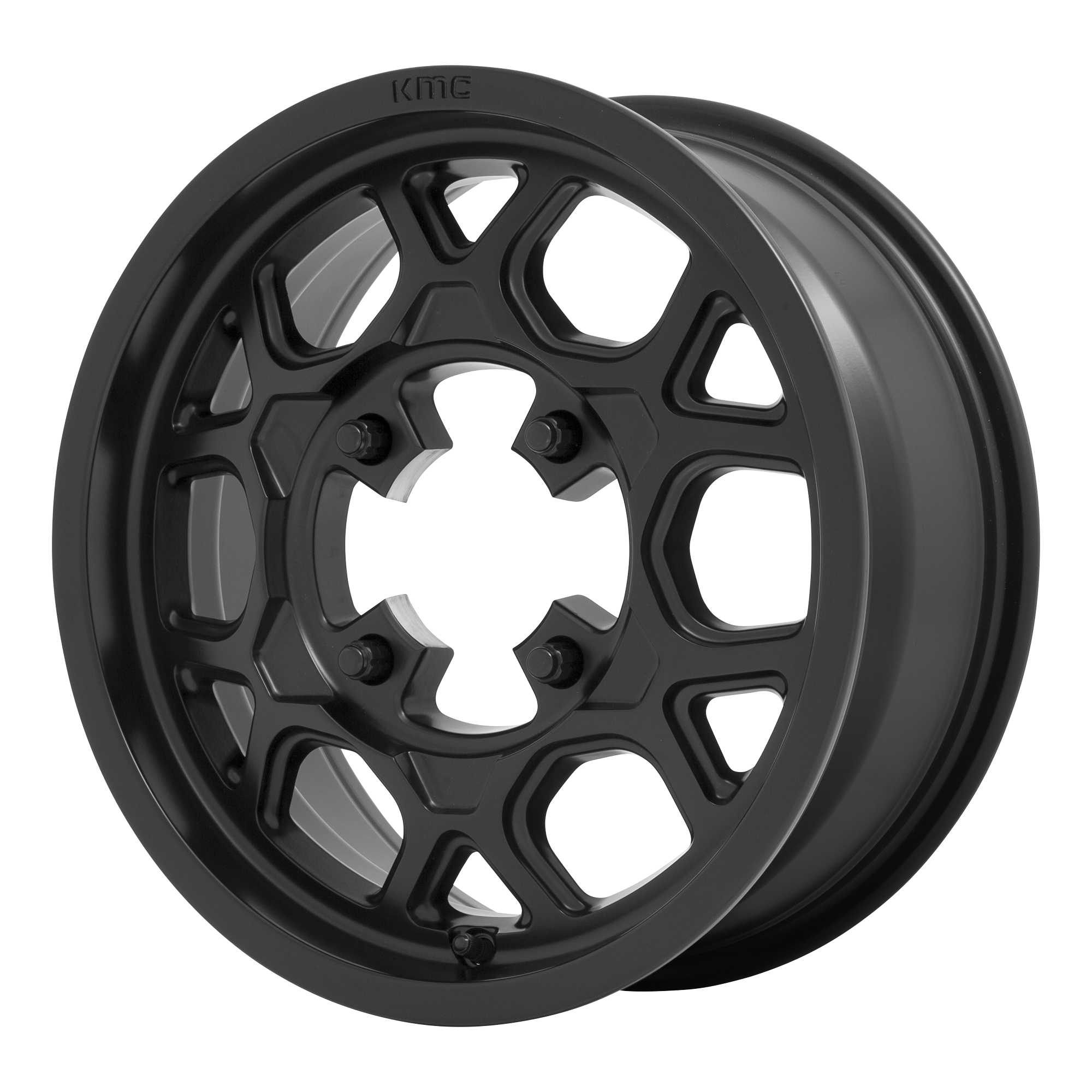 KMC Powersports KS133 MESA LITE UTV – 15X6 – 4X137 – 38 mm – SATIN BLACK
