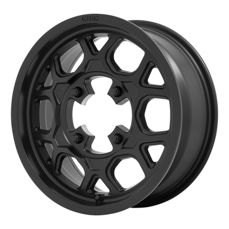 KMC Powersports KS133 MESA LITE UTV – 15X6 – 4X137 – 38 mm – SATIN BLACK