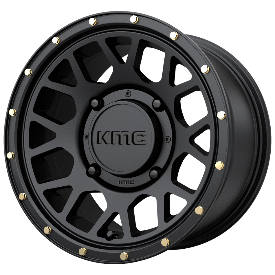 KMC Powersports KS135 GRENADE UTV – 14X7 – 4X156 – 10 mm – SATIN BLACK