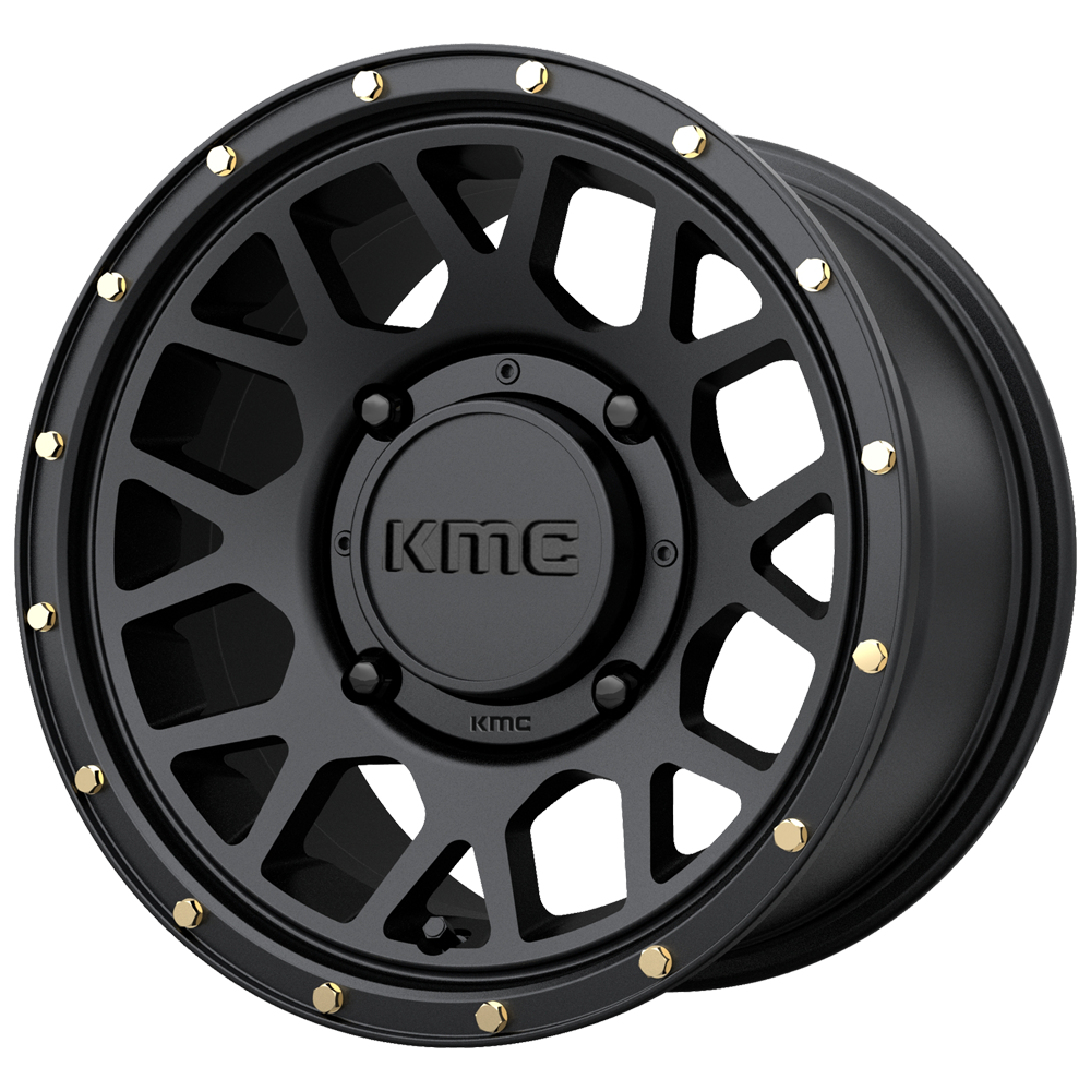 KMC Powersports KS135 GRENADE UTV – 14X7 – 4X137 – 10 mm – SATIN BLACK