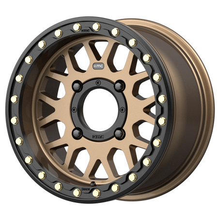 KMC Powersports KS235 GRENADE UTV BEADLOCK – 15X6 – 4X137 – 38 mm – SATIN BRONZE