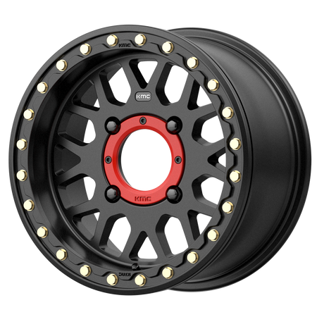 KMC Powersports KS235 GRENADE UTV BEADLOCK – 15X6 – 4X137 – 38 mm – SATIN BLACK