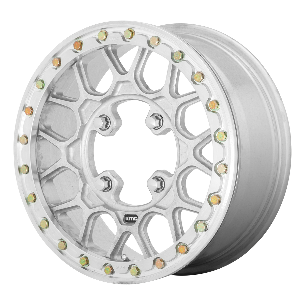 KMC Powersports KS435 GRENADE FORGED UTV BEADL – 15X6 – 4X156 – 38 mm – RAW MACHINED FORGED