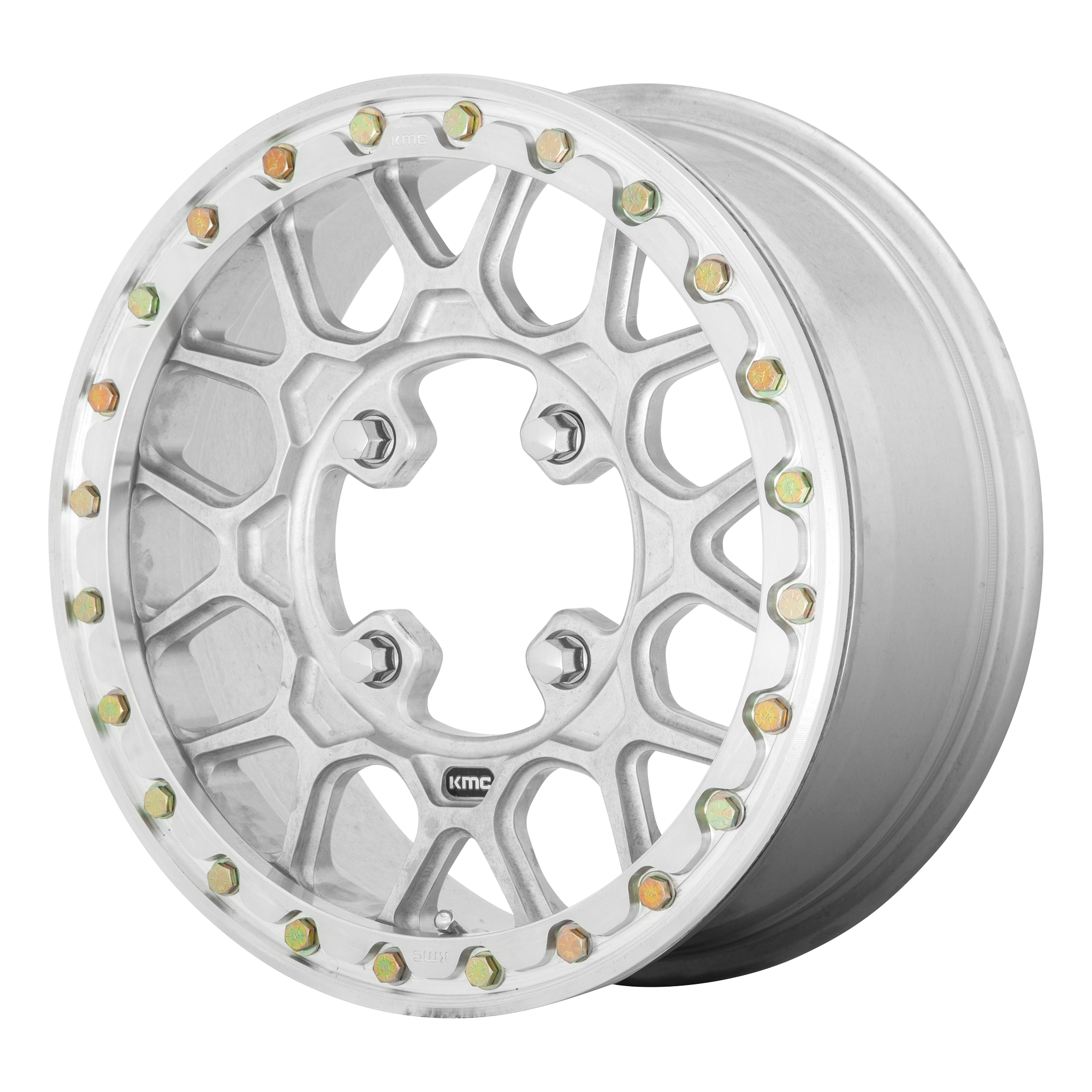 KMC Powersports KS435 GRENADE FORGED UTV BEADL – 15X6 – 4X156 – 38 mm – RAW MACHINED FORGED