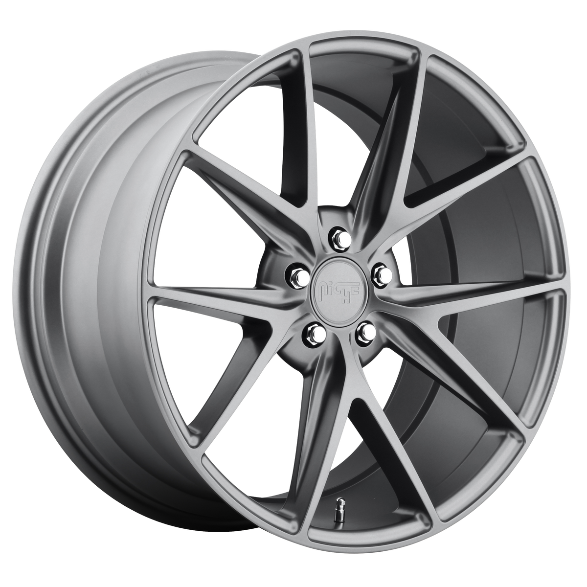 Niche 1PC M116 MISANO – 19X8.5 – 5X114.3 – 45 mm – MATTE GUN METAL