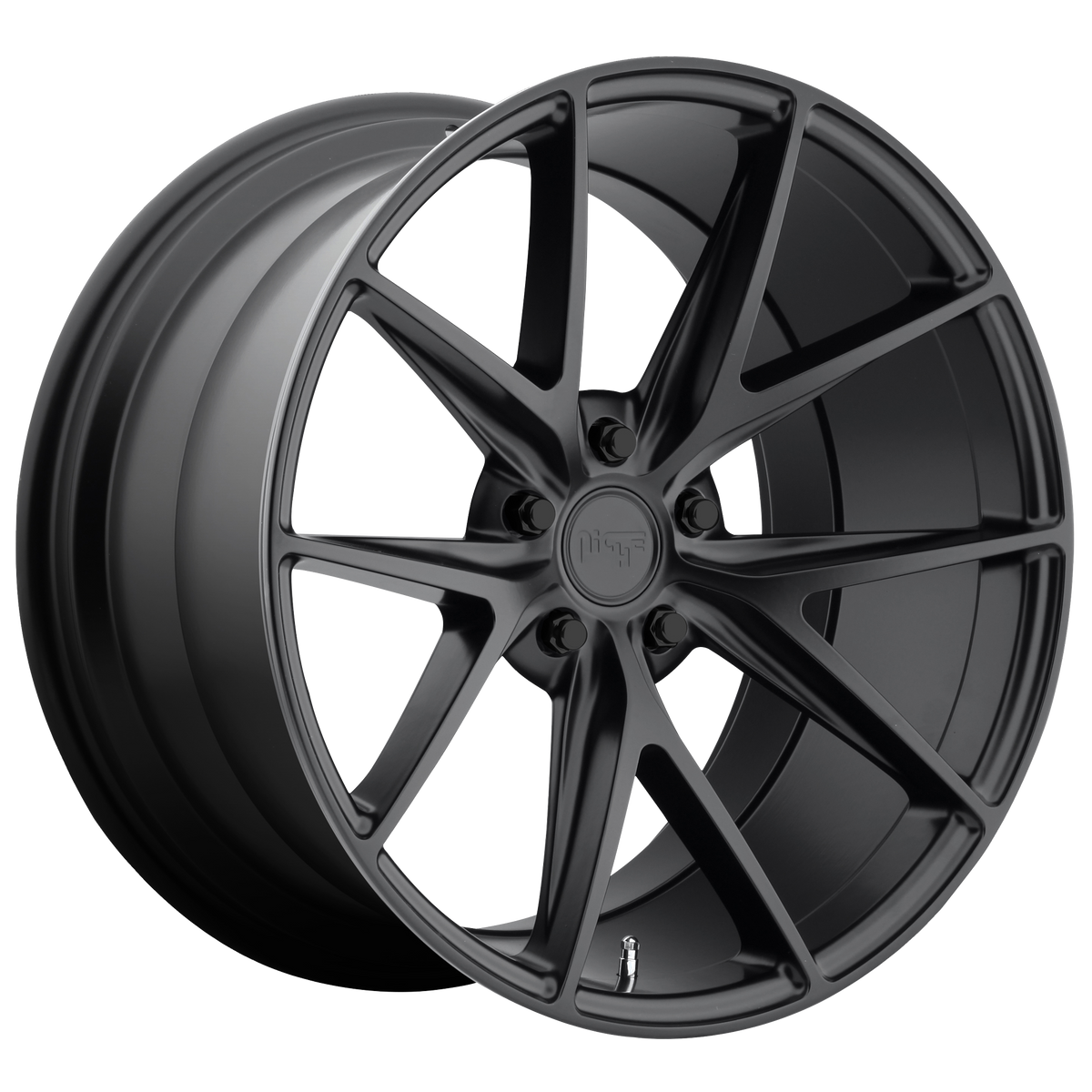 Niche 1PC M117 MISANO – 19X8.5 – 5X112 – 42 mm – MATTE BLACK