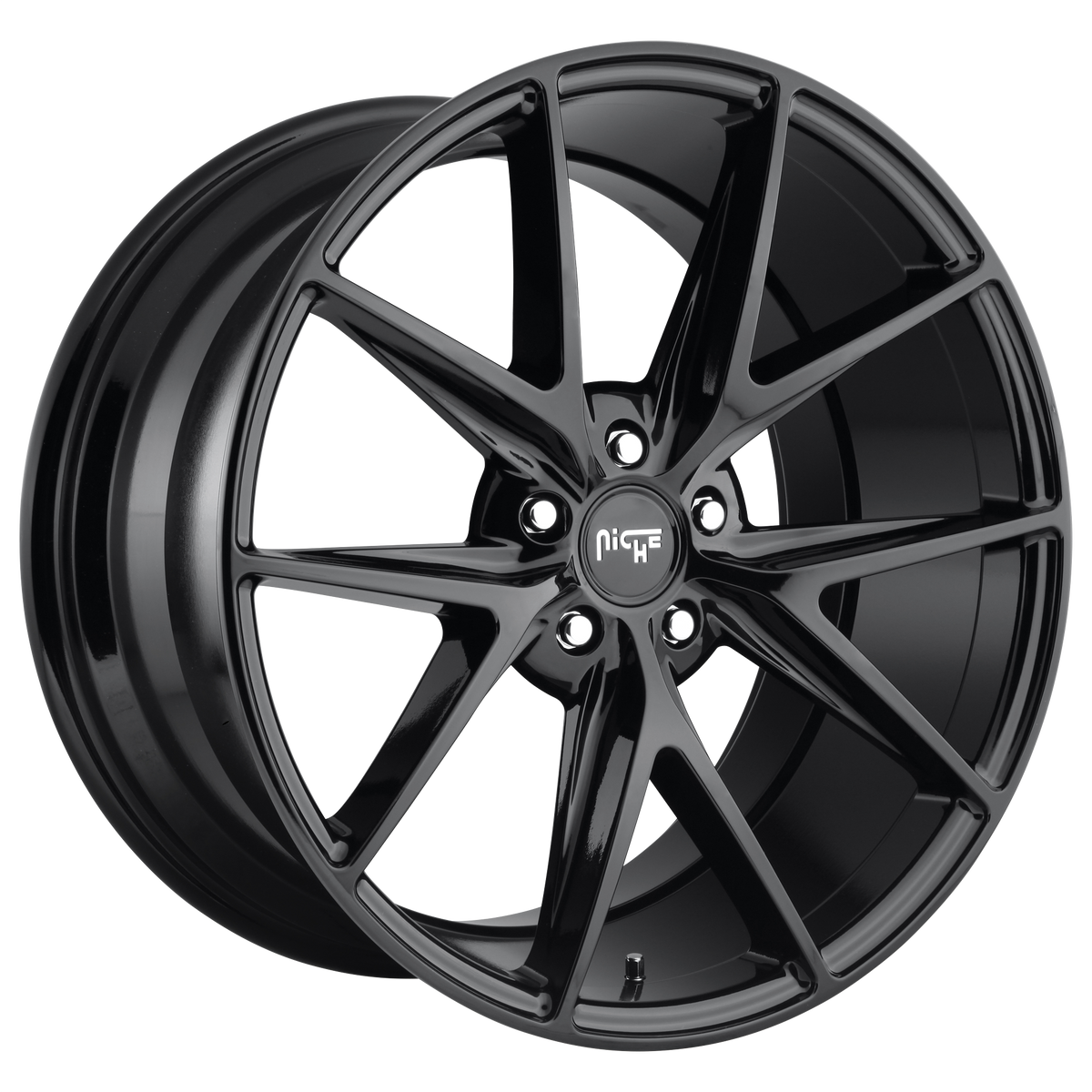 Niche 1PC M119 MISANO – 20X10 – 5X120 – 40 mm – GLOSS BLACK