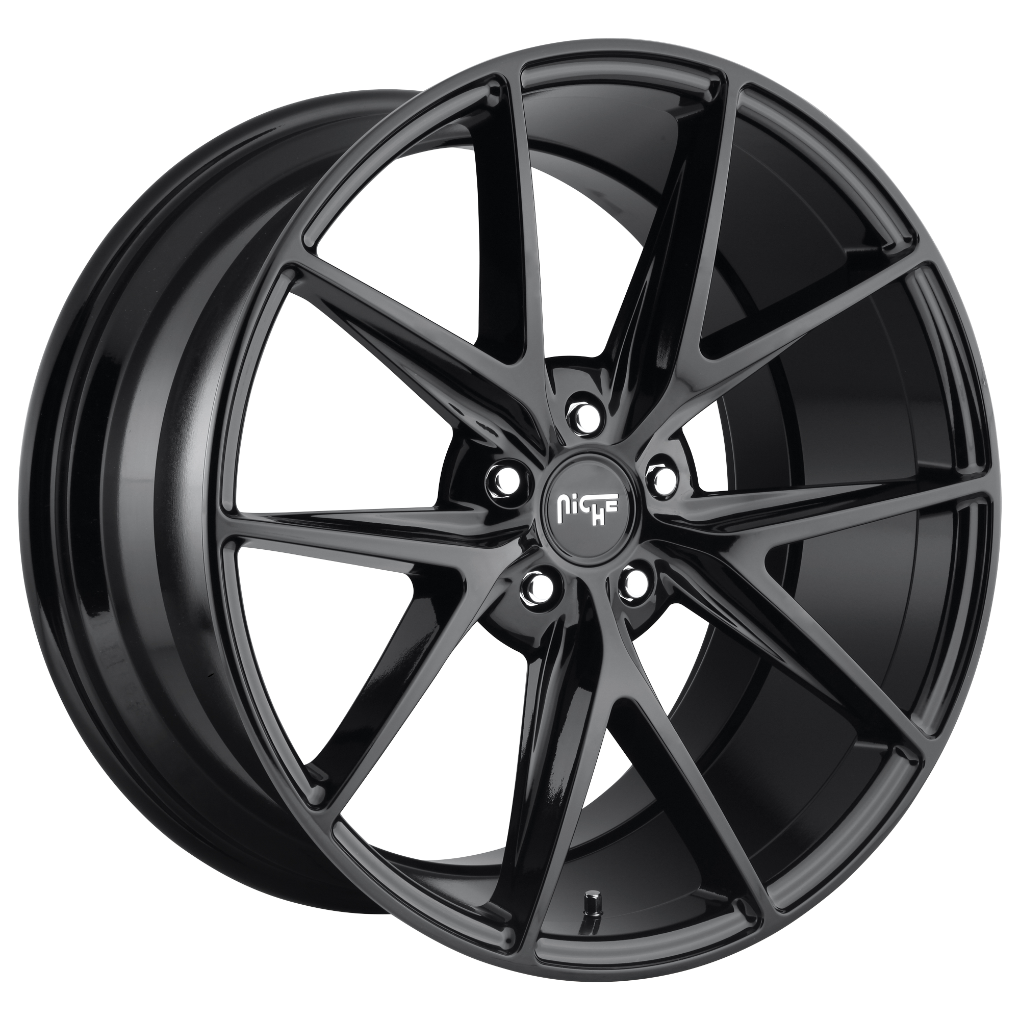 Niche 1PC M119 MISANO – 20X10 – 5X120 – 40 mm – GLOSS BLACK