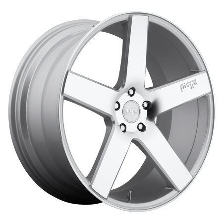 Niche 1PC M135 MILAN – 18X8 – 5X114.3 – 40 mm – GLOSS SILVER MACHINED