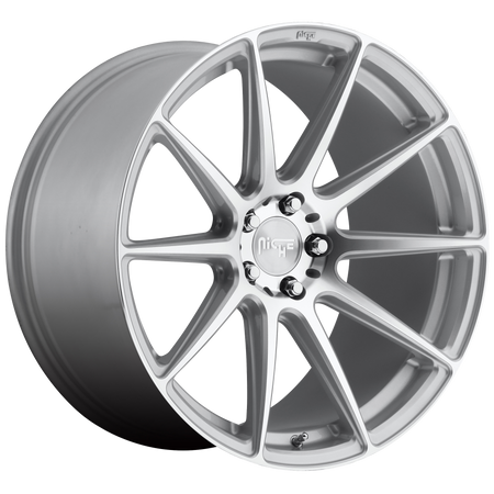 Niche 1PC M146 ESSEN – 20X10 – 5X114.3 – 40 mm – GLOSS SILVER MACHINED