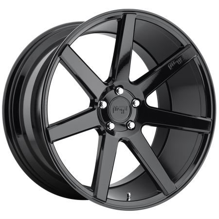 Niche 1PC M168 VERONA – 20X10 – 5X112 – 40 mm – GLOSS BLACK