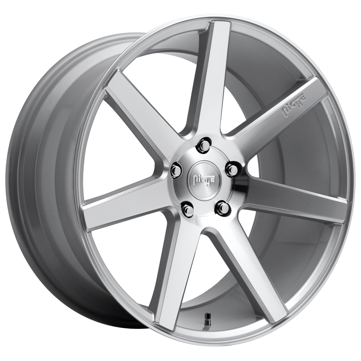 Niche 1PC M179 VERONA – 19X8.5 – 5X114.3 – 35 mm – GLOSS SILVER MACHINED