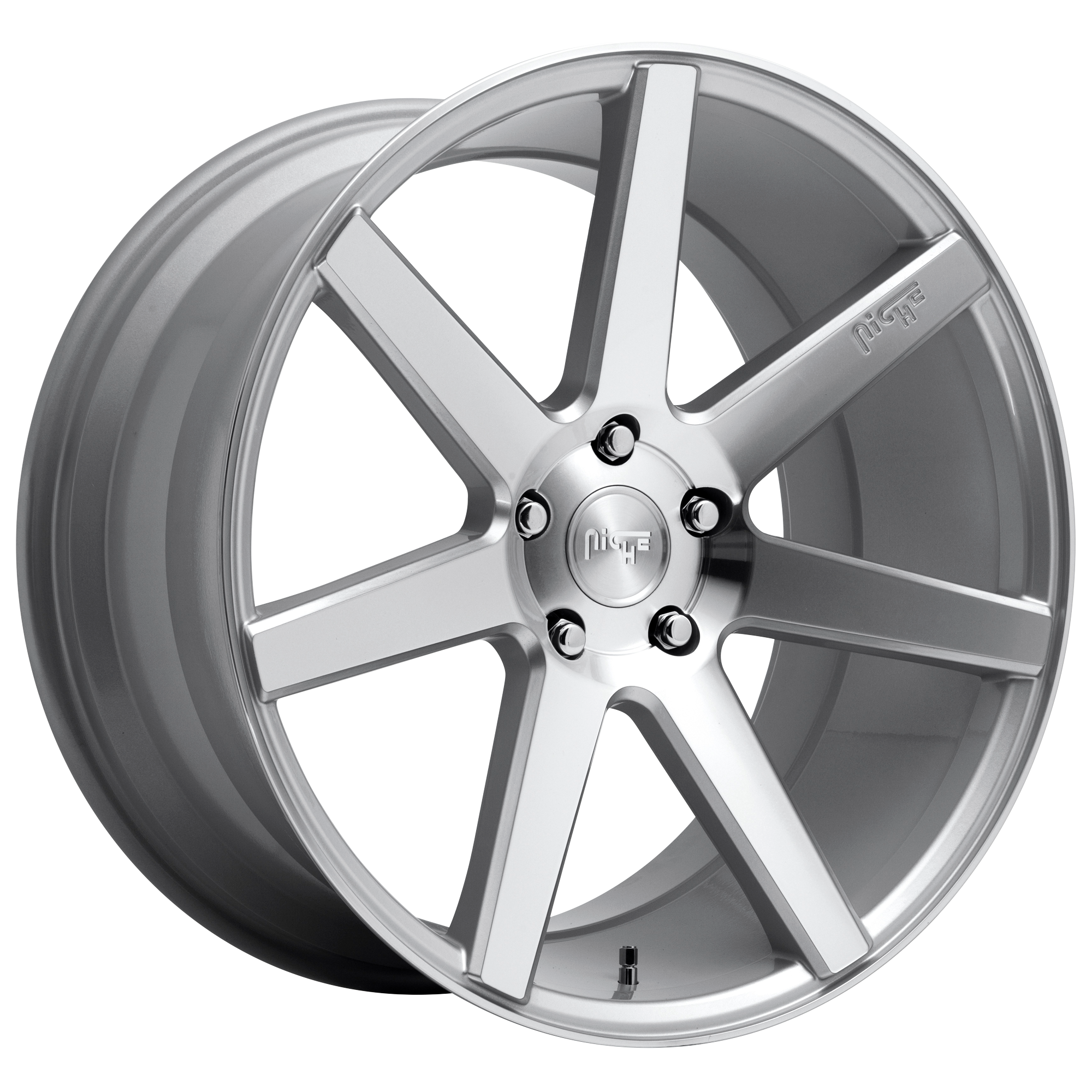 Niche 1PC M179 VERONA – 19X8.5 – 5X114.3 – 35 mm – GLOSS SILVER MACHINED