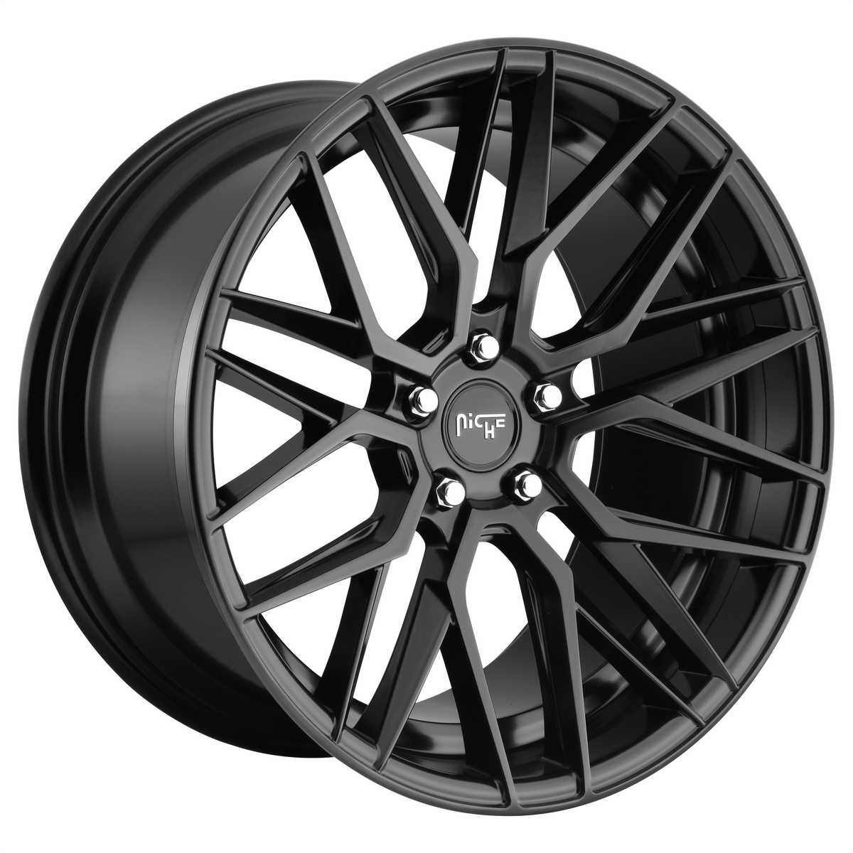 Niche 1PC M190 GAMMA – 19X8.5 – 5X114.3 – 35 mm – MATTE BLACK