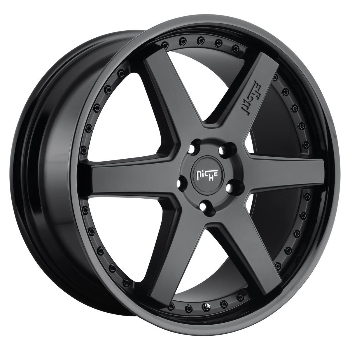 Niche 1PC M192 ALTAIR – 22X10 – 6X139.7 – 25 mm – GLOSS BLACK MATTE BLACK